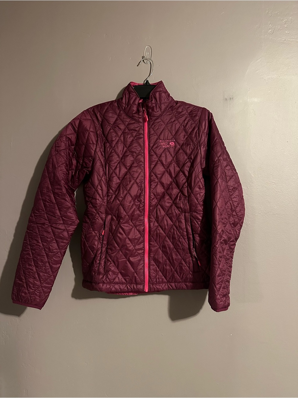 Quilted Insulated Jacket - Berry Pink